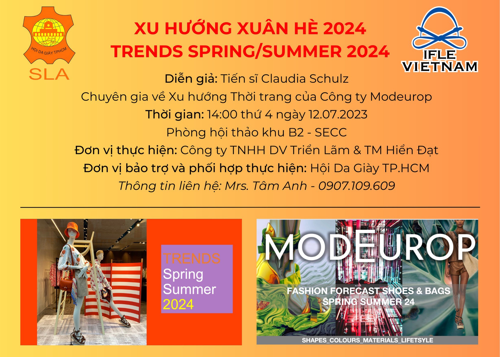 Hội thảo XU HƯỚNG XUÂN HÈ 2024